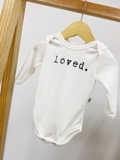 PRONTA ENTREGA - Body manga longa LOVED. off - comprar online