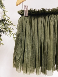 Pronta entrega - saia tule verde cactus - You Boy Kids