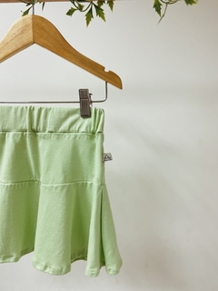 Pronta entrega - Saia babado verde fabula na internet