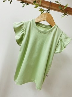 Pronta entrega - Blusa babado verde fabula - comprar online