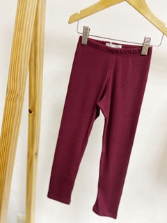 Pronta entrega - Legging kids canelado vinho - comprar online