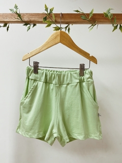 Pronta entrega - shorts bolso lateral verde fabula - You Boy Kids