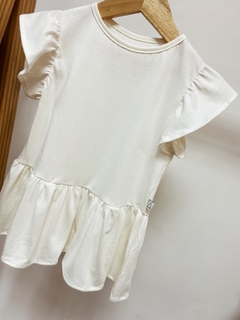 pronta entrega - Bata babado liso basics off - comprar online