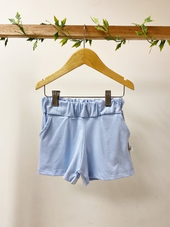 Pronta entrega - shorts bolso lateral Aqua - You Boy Kids