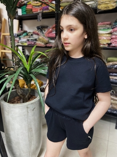 Pronta entrega - Conjunto over unissex block preto