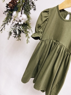 Pronta entrega - Vestido Mullet kids manga princesa verde cactus - comprar online