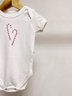 Pronta entrega - Body manga curta off bengalinha coração marsala - You Boy Kids