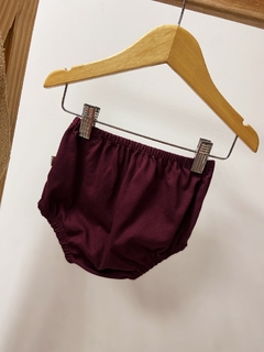 Pronta entrega - Bloomer liso basics vinho na internet