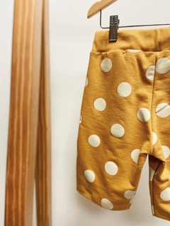 Imagem do Pronta entrega - Bermuda Jogger kids Ora Bolas mostarda