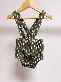 Pronta entrega - Bloomer alça verde Cactus Pinheirinhos off na internet