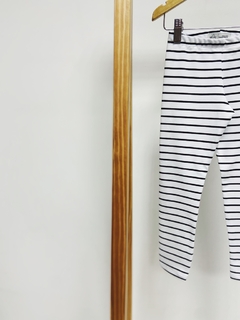 Pronta entrega - Legging kids Moletinho com elastano listras - comprar online