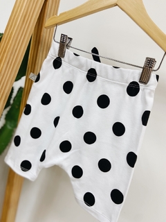 Imagem do Pronta entrega - Bermuda Saruel botões em madeira natural bolas