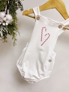 Pronta entrega - Romper baby off bengalinha coração marsala