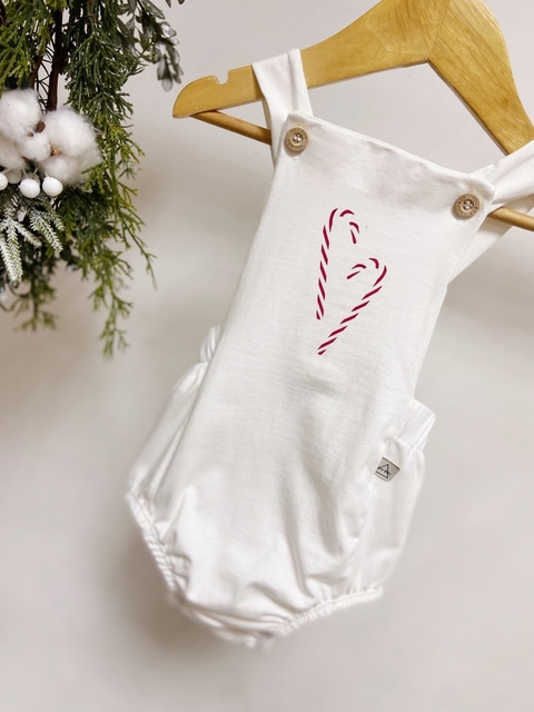 Pronta entrega - Romper baby off bengalinha coração marsala