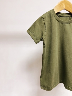 Imagem do Pronta entrega - Camiseta manga curta kids verde cactus