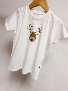 Pronta entrega - Camiseta kids off manga curta rena - You Boy Kids