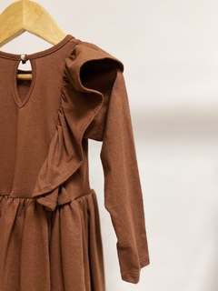 Imagem do Pronta entrega - Vestido babados kids manga longa