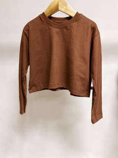 Pronta entrega - Cropped manga longa kids - comprar online