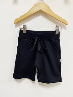 Pronta entrega - Bermuda Jogger kids moletinho preto - comprar online