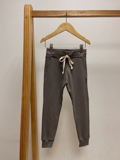 Pronta Entrega - Calça jogger kids moletinho cinza magneto - You Boy Kids
