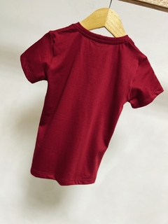 Imagem do Pronta entrega - Camiseta manga curta Marsala