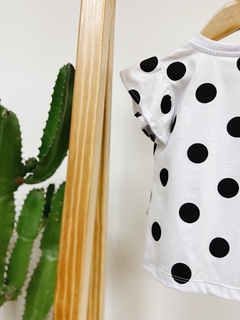 Pronta entrega - Blusa Kids manga babado Bolas - You Boy Kids