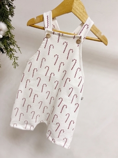 Pronta entrega - jardineira kids bengalinhas marsala