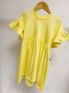 Pronta entrega - Vestido Mullet manga curta babado