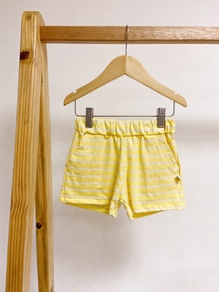 Pronta entrega - shorts bolso lateral yellow Stripes na internet