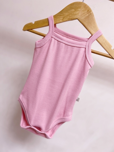 Pronta entrega - body regata baby canelado tutti-frutti