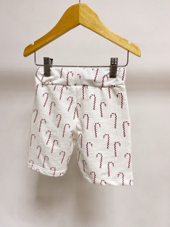 Imagem do Pronta - Bermuda Jogger kids bengalinhas marsala