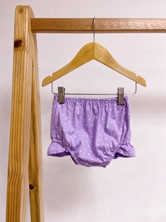 Pronta entrega - Bloomer babado mini poá na internet