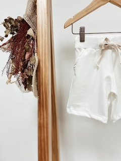 Pronta entrega - Bermuda Jogger kids moletinho off na internet