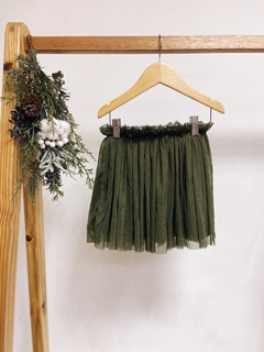 Pronta entrega - saia tule verde cactus - comprar online