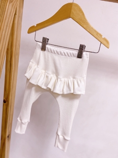 Pronta entrega - calça baby babado canelado