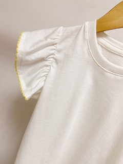 Imagem do Pronta entrega - blusa babado off picueta yellow