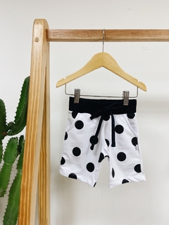 Pronta entrega - Bermuda Jogger kids Bolas