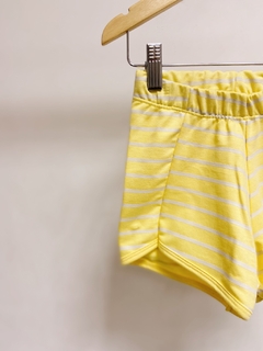 Pronta entrega - Shorts cintura alta moletinho yellow - You Boy Kids