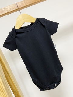 Pronta Entrega - Body manga curta Liso basics Preto - comprar online