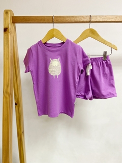 Pronta Entrega - Pijaminha curto grape ovelhinha brilha no escuro - You Boy Kids