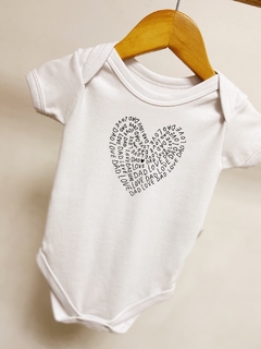 Pronta entrega - Body LOVE DAD branco