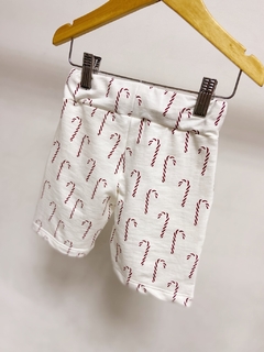 Pronta - Bermuda Jogger kids bengalinhas marsala