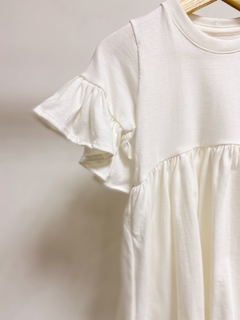 Pronta entrega - Vestido Mullet manga curta babado off - loja online