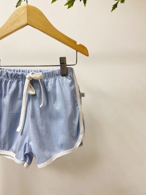 Pronta entrega - Shorts boxer retrô Aqua