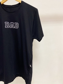 Pronta entrega - Camiseta adulta masculina manga curta DAD preta - comprar online