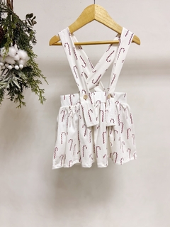 Pronta entrega - Salopete alça kids bengalinhas Marsala - You Boy Kids