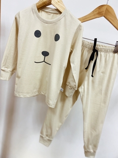 Pronta Entrega - Pijaminha longo natural brilha no escuro - You Boy Kids