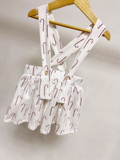 Pronta entrega - Salopete alça kids bengalinhas Marsala - loja online