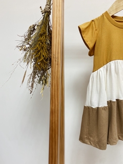 Pronta entrega - Vestido Mullet three colors off,mostarda,avelã na internet