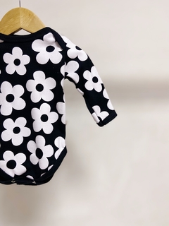 Pronta entrega - Body manga longa flowers - You Boy Kids